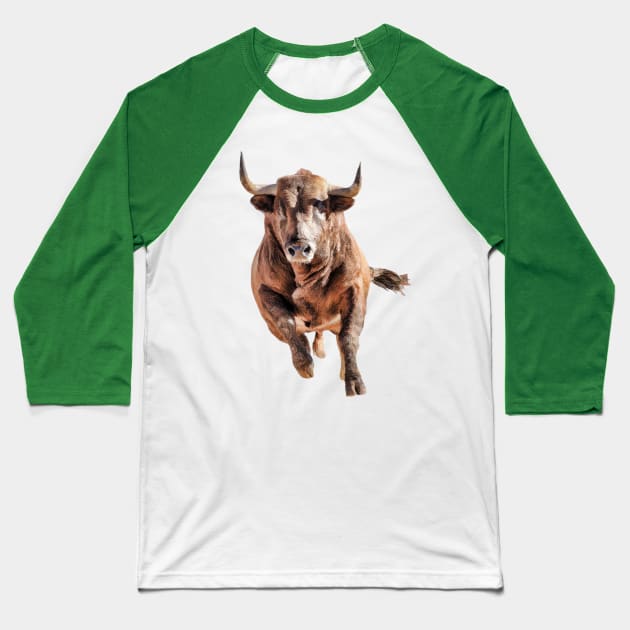 The Bull Baseball T-Shirt by djmrice